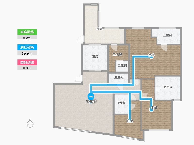 广东省-广州市-汇悦台-231.00-户型库-动静线