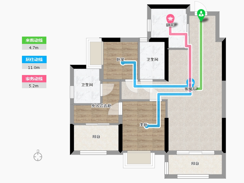 广东省-深圳市-融湖中心城-80.00-户型库-动静线