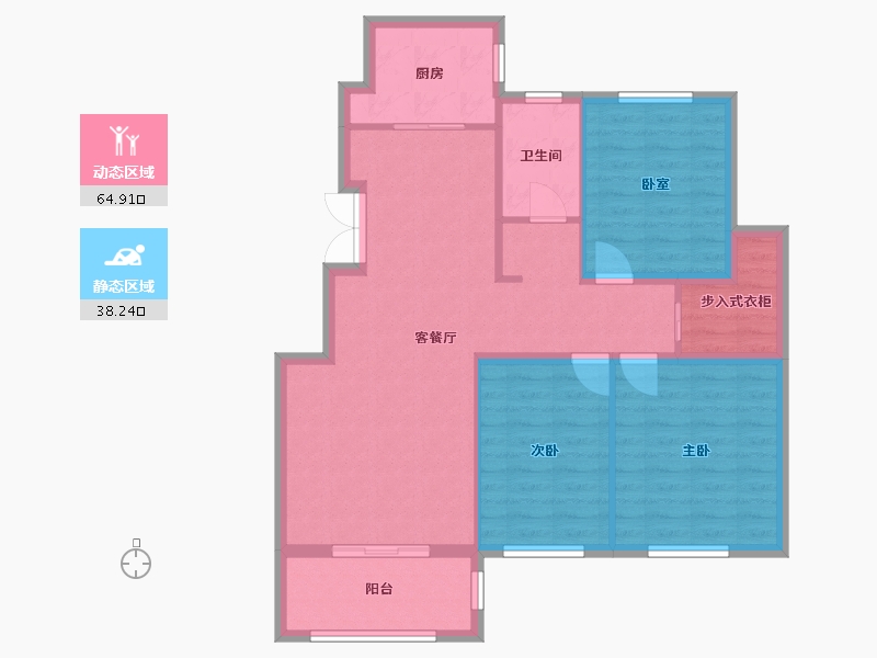 山东省-枣庄市-汇鑫华府-99.00-户型库-动静分区