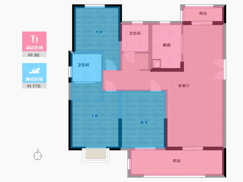 河南省-商丘市-崇文院-97.91-户型库-动静分区