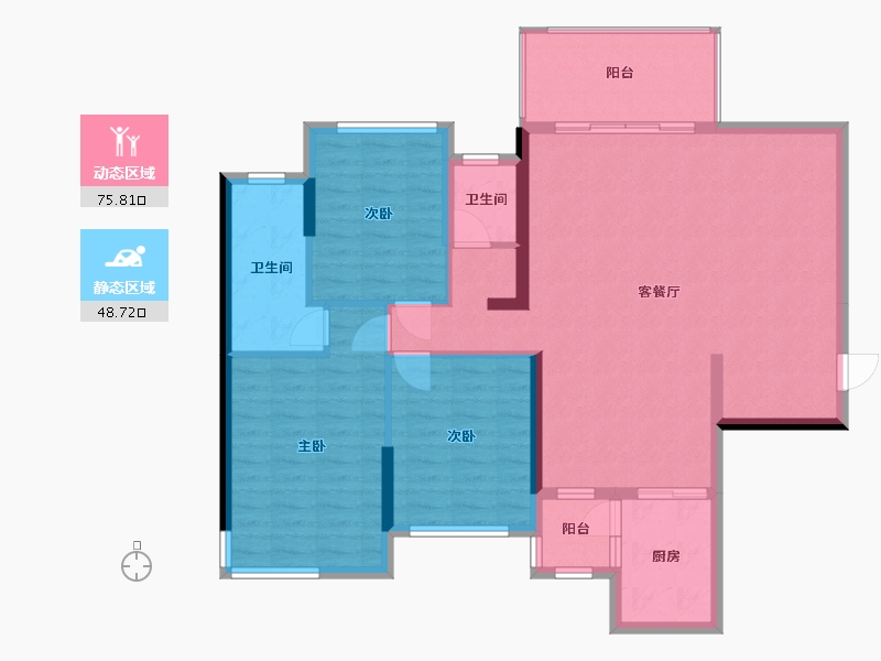 广西壮族自治区-贵港市-华盈壹品江山-117.00-户型库-动静分区