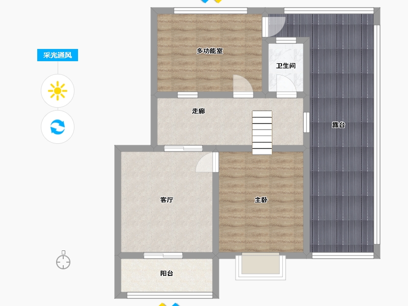 江苏省-无锡市-广益佳苑一期-266.00-户型库-采光通风