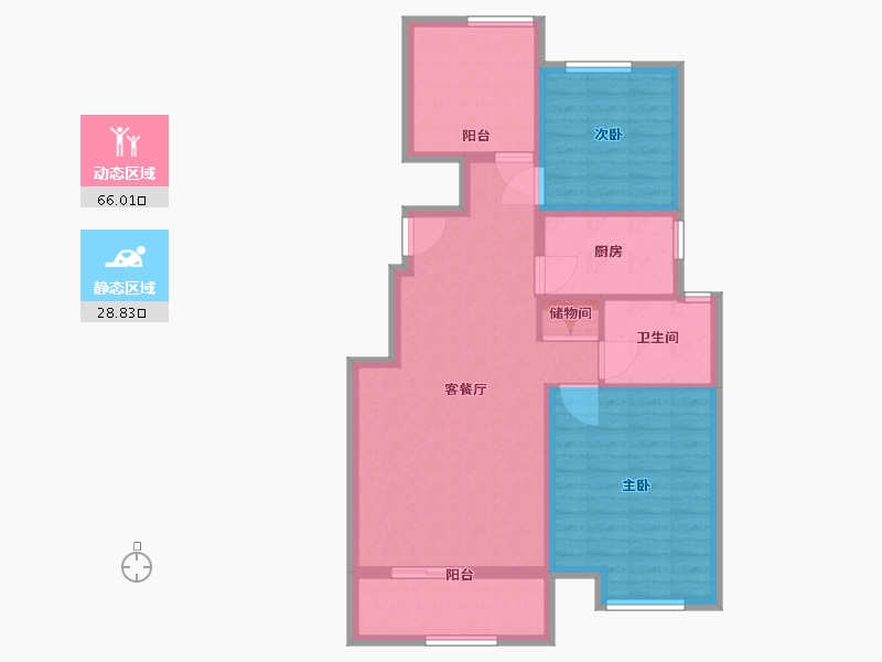 河南省-周口市-玖号院-85.00-户型库-动静分区