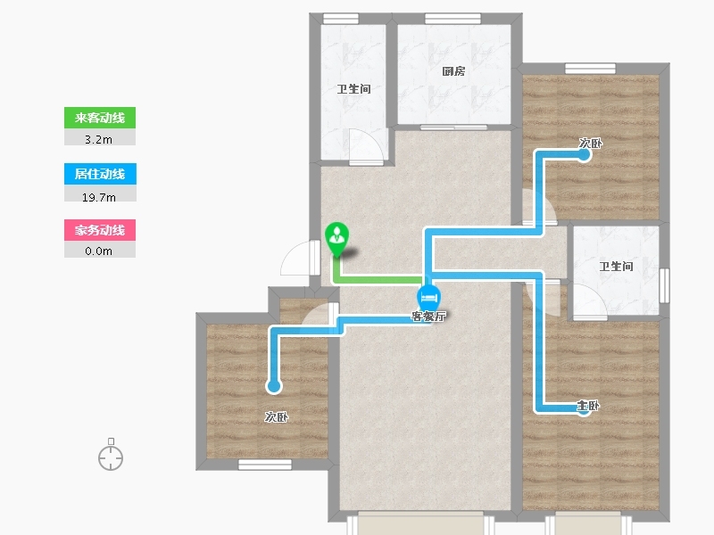 新疆维吾尔自治区-阿克苏地区-桂园-89.95-户型库-动静线