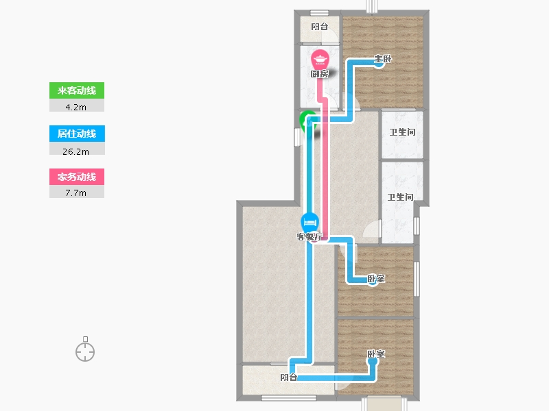 湖南省-岳阳市-浯口-122.00-户型库-动静线