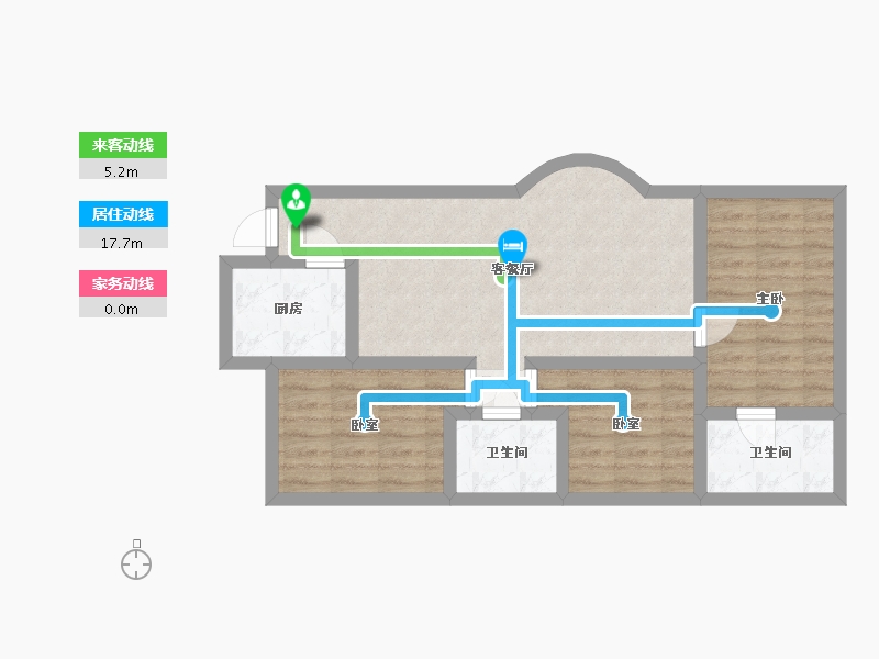 广东省-东莞市-紫荆花园-79.00-户型库-动静线