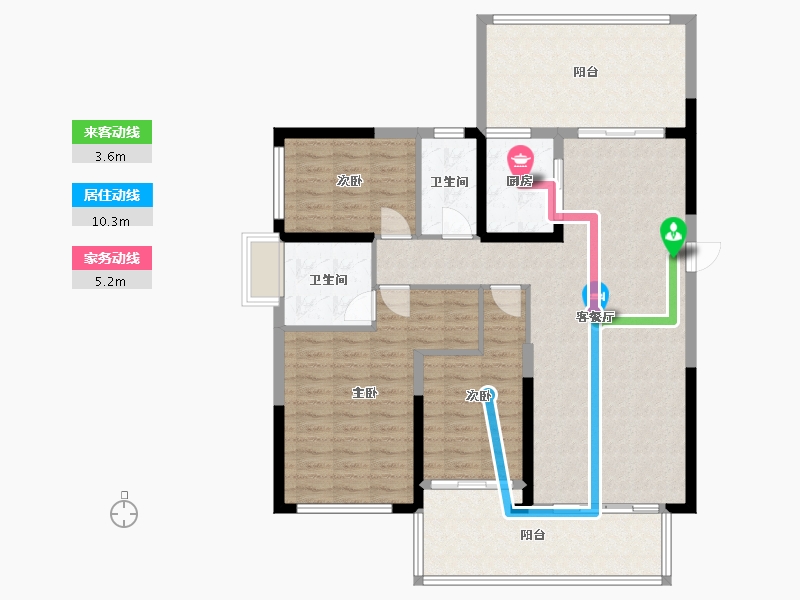 贵州省-六盘水市-柏悦府-24.00-户型库-动静线