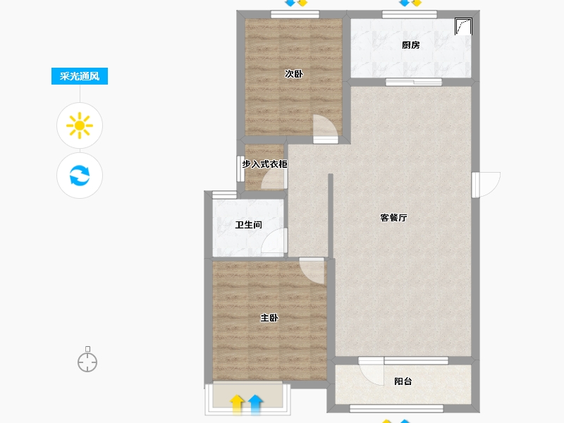 河北省-保定市-香邑澜山-100.00-户型库-采光通风