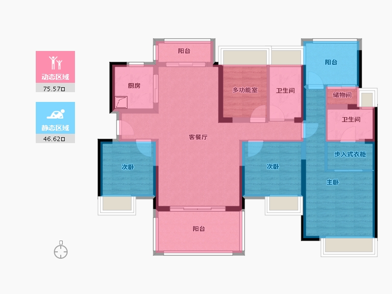 广东省-深圳市-信宏城-144.00-户型库-动静分区