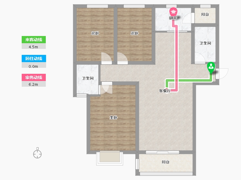 河南省-郑州市-万丰慧城-1号楼-100.00-户型库-动静线