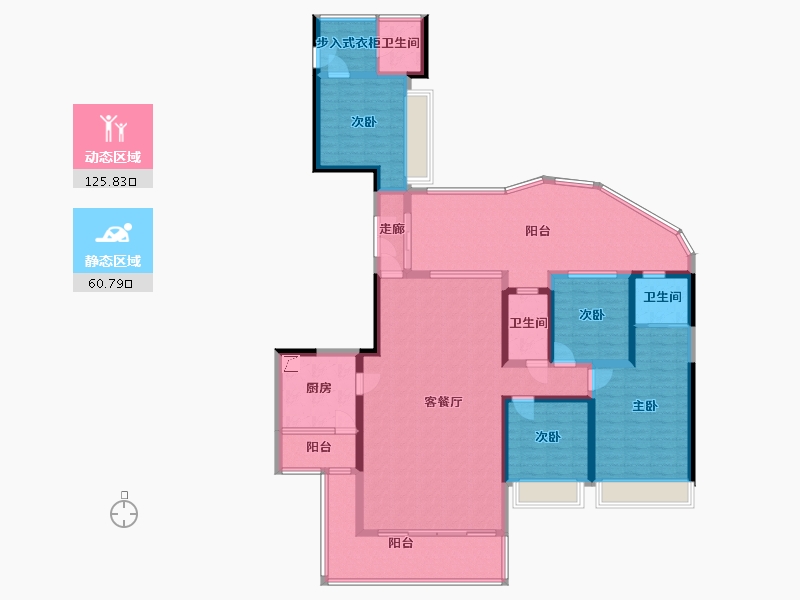 四川省-宜宾市-长江大院-112.76-户型库-动静分区