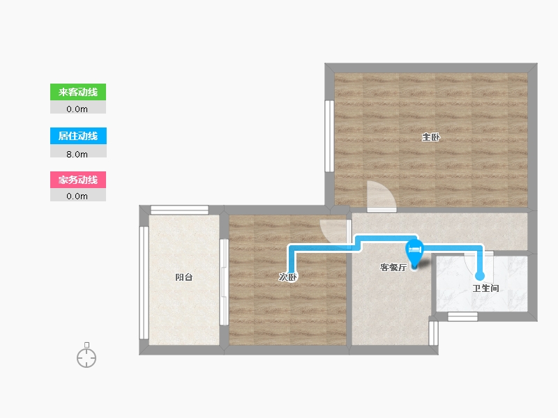 贵州省-黔南布依族苗族自治州-碧桂园·天麓-1号-120.00-户型库-动静线