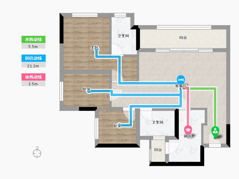 重庆-重庆市-海成轨道0309-73.00-户型库-动静线