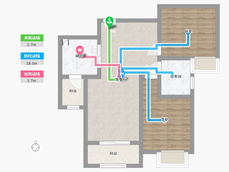 四川省-成都市-理工东苑-东区-69.00-户型库-动静线