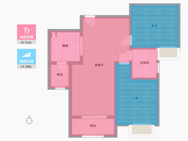 四川省-成都市-理工东苑-东区-69.00-户型库-动静分区