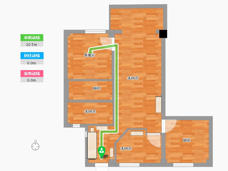 广东省-广州市-中山一路49号大院-74.06-户型库-动静线