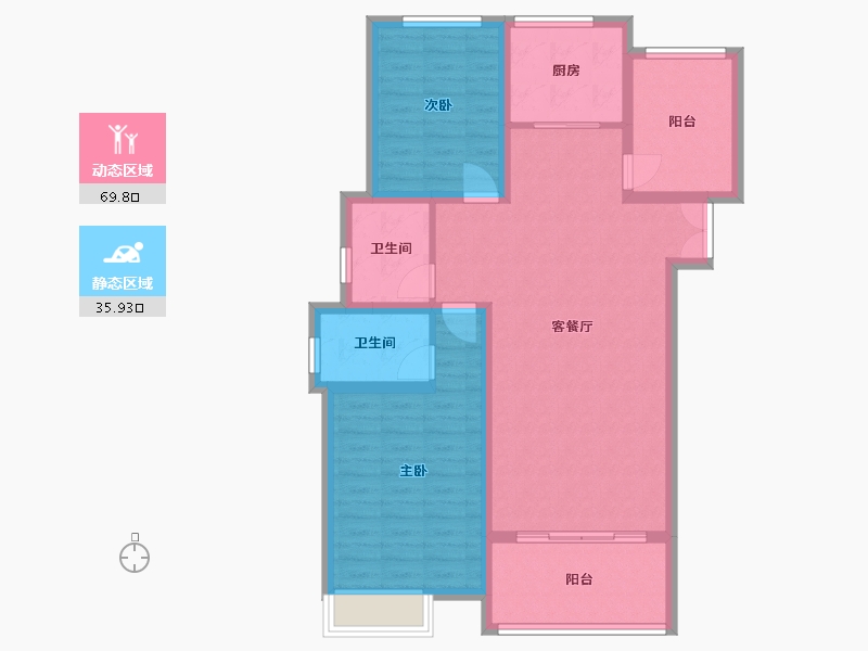 江苏省-连云港市-晶福苑-110.00-户型库-动静分区