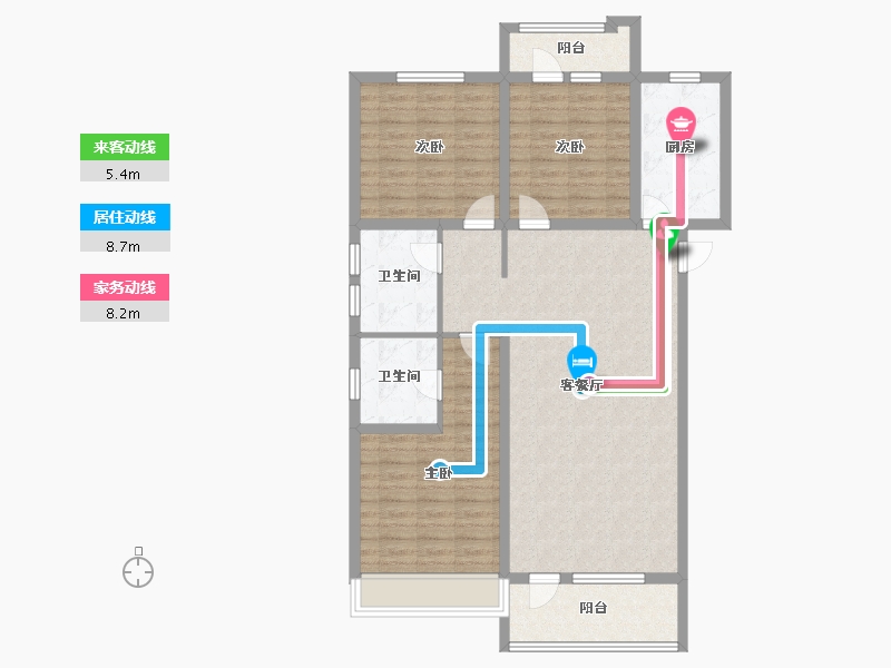 河北省-邢台市-麒麟郡+-110.00-户型库-动静线