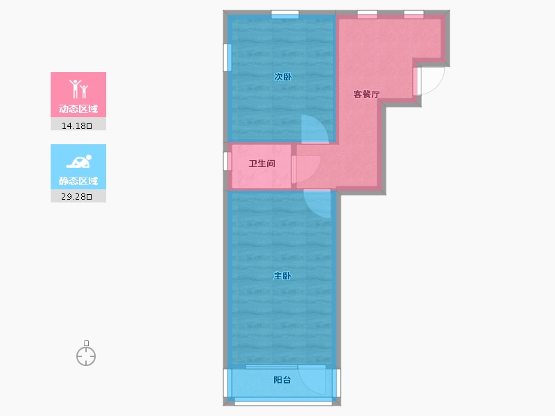 上海-上海市-东昌新村-50.00-户型库-动静分区