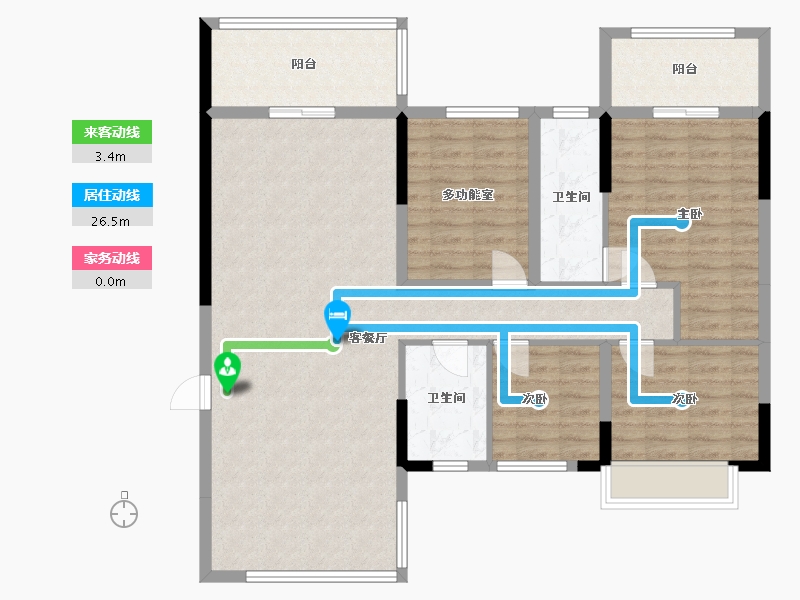 广西壮族自治区-崇左市-江景苑-112.00-户型库-动静线