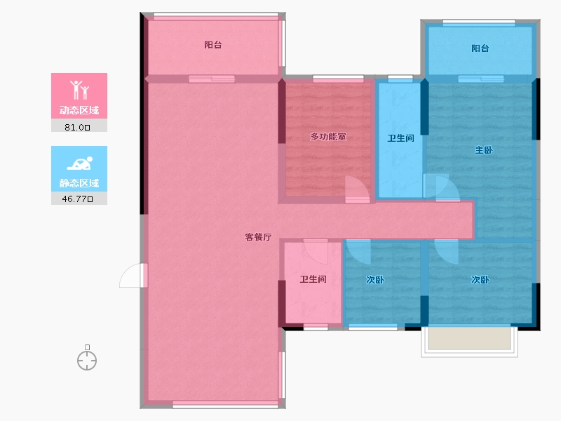 广西壮族自治区-崇左市-江景苑-112.00-户型库-动静分区