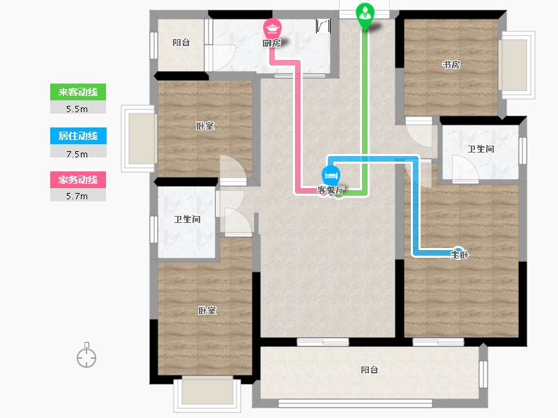 四川省-成都市-川发-100.00-户型库-动静线