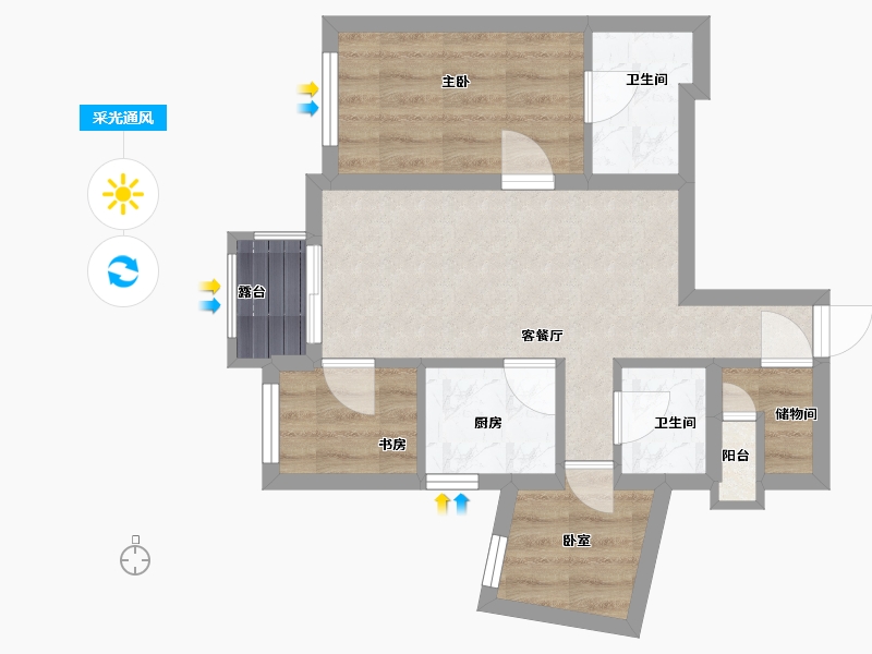 香港特别行政区-西贡区-SEA TO SKY-47.00-户型库-采光通风