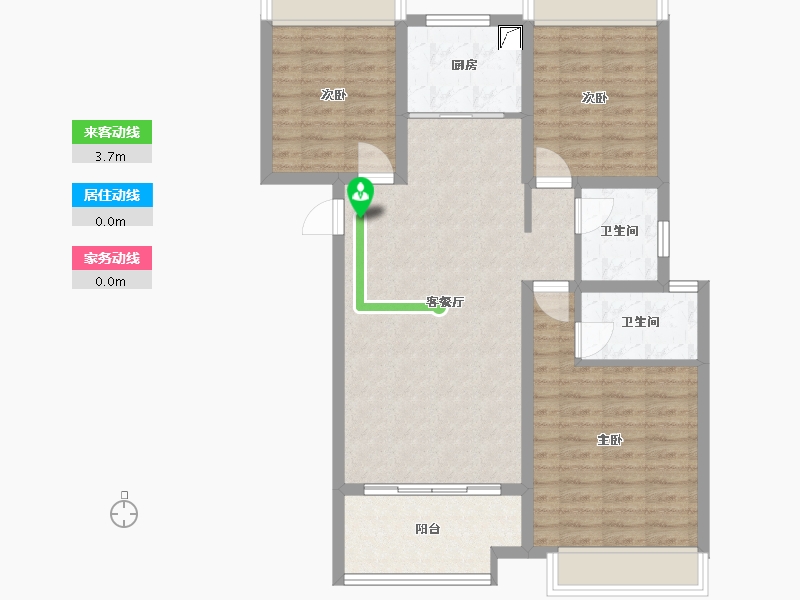 河南省-平顶山市-益宏宏天地-85.00-户型库-动静线