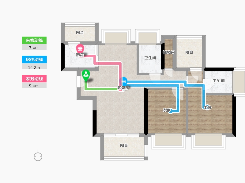 广东省-惠州市-鼎盛悦玺台-89.00-户型库-动静线