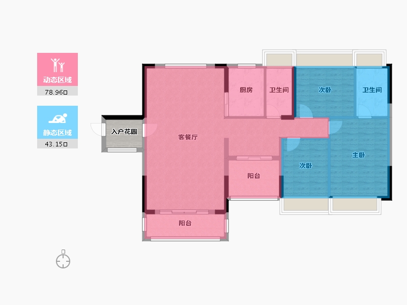 广东省-清远市-潖江壹号-138.00-户型库-动静分区