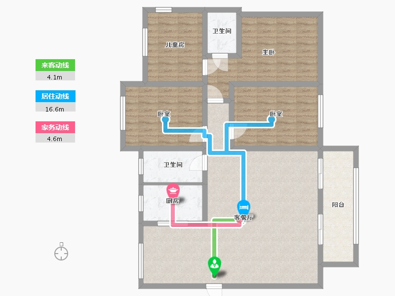 河北省-邢台市-铜锣湾九峯-118.18-户型库-动静线