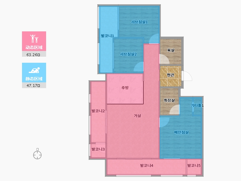 경기도-하남시-미사강변루나리움-114.89-户型库-动静分区