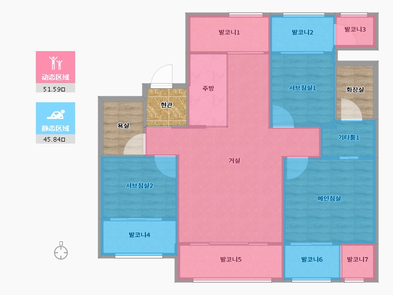 경기도-하남시-미사강변하우스디더레이크-99.93-户型库-动静分区