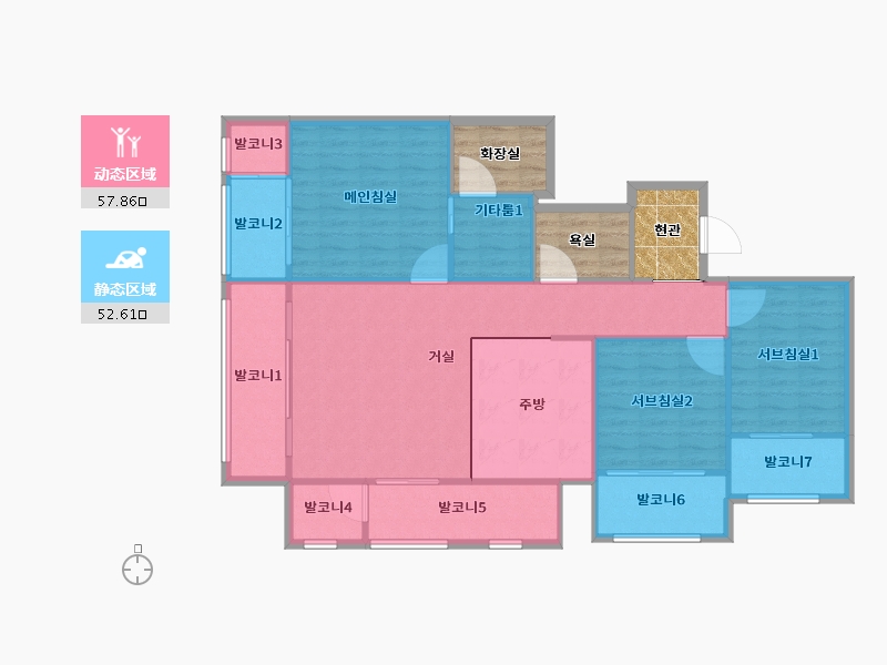 경기도-하남시-미사강변하우스디더레이크-113.28-户型库-动静分区