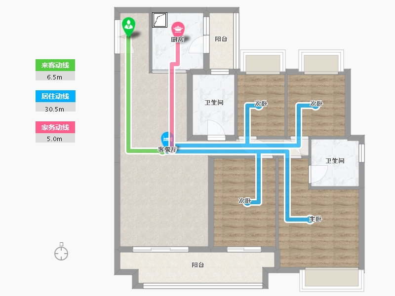 广东省-佛山市-中交诚湾悦府-97.00-户型库-动静线