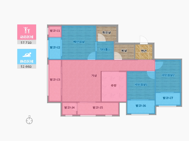 경기도-하남시-미사강변하우스디더레이크-113.28-户型库-动静分区