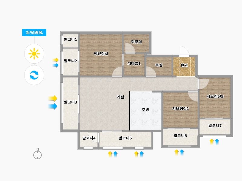 경기도-하남시-미사강변하우스디더레이크-113.28-户型库-采光通风