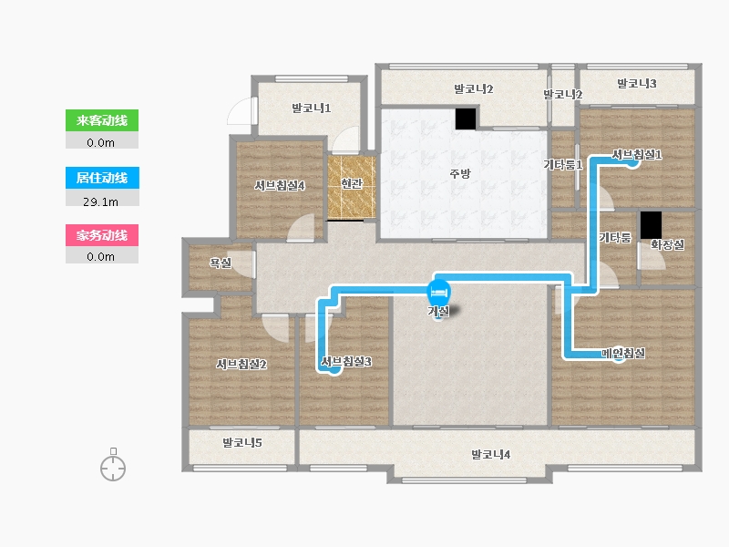 경기도-화성시-신영통현대타운2단지-186.62-户型库-动静线