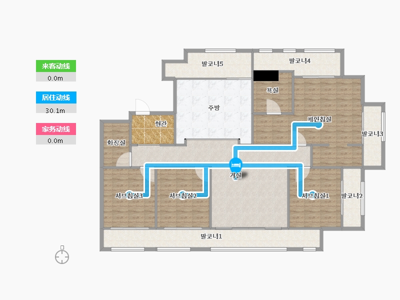 경기도-안양시 동안구-평촌e-편한세상-159.97-户型库-动静线