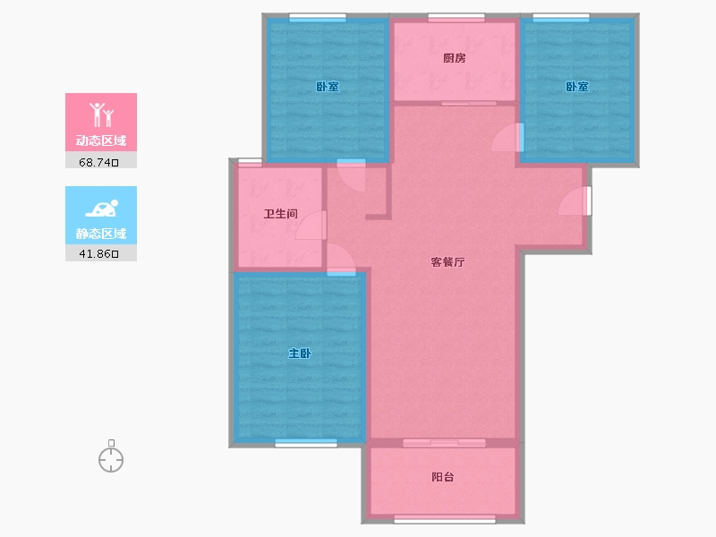 山东省-济宁市-水韵城-99.50-户型库-动静分区