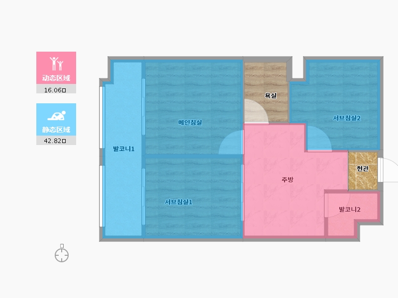 경기도-안양시 만안구-삼호수정-59.28-户型库-动静分区