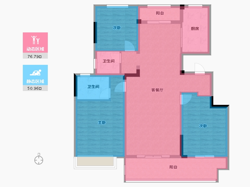 河南省-许昌市-金襄壹品-115.00-户型库-动静分区