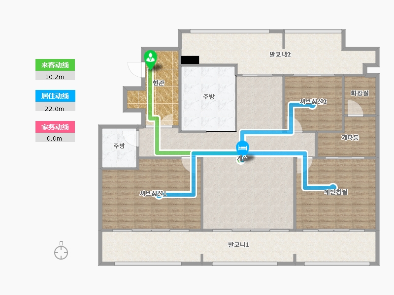 경기도-화성시-솔뫼마을한승미메이드-179.06-户型库-动静线