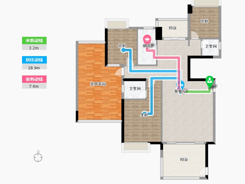 广东省-汕头市-四海五洲城-176.37-户型库-动静线