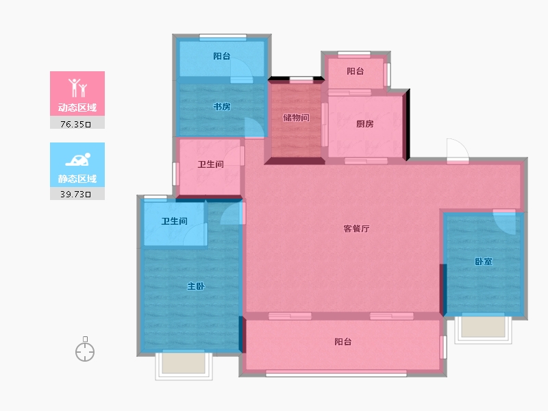 福建省-龙岩市-建发泱著-99.00-户型库-动静分区