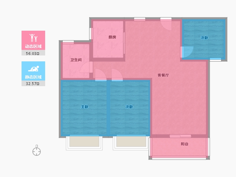 山西省-运城市-弘丰源天玺城-93.00-户型库-动静分区