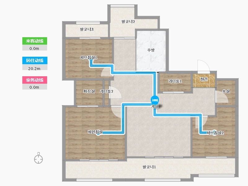 경기도-용인시 수지구-서원마을금호베스트빌5단지-110.25-户型库-动静线