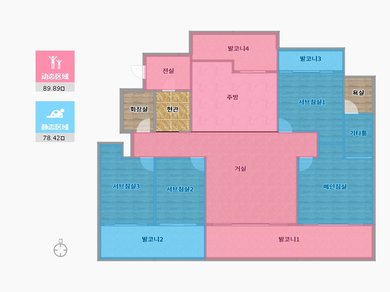 경기도-화성시-정든마을신창비바패밀리2차-170.02-户型库-动静分区