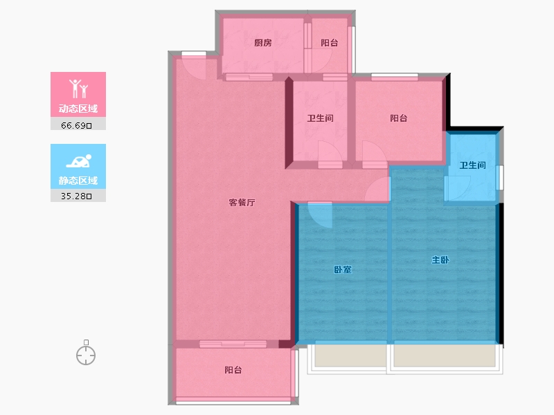 广东省-江门市-明泰城-99.00-户型库-动静分区