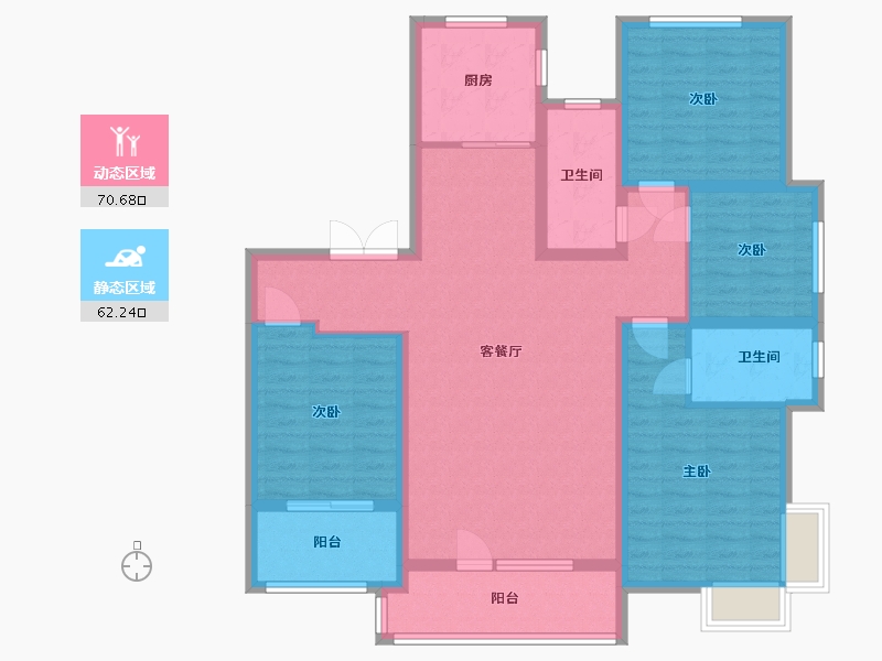 山东省-淄博市-乾元府-157.00-户型库-动静分区